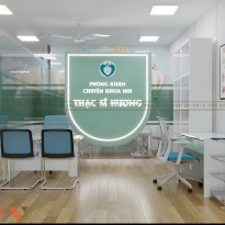 Thiết kế phòng khám chuyên khoa nhi Thạc Sĩ Hương 